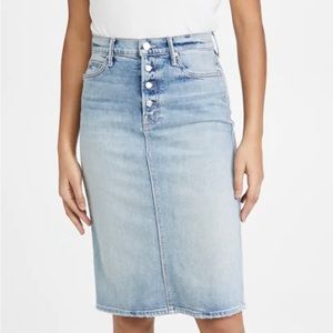 Mother Denim Pixie Straight A Skirt , Wild Calling , size 31